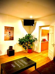 TV a/nebo společenská místnost v ubytování Seaside‘s Villa Kunterbunt
