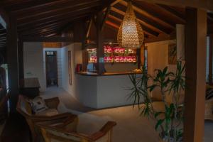 Lounge atau bar di Pousada Rosa