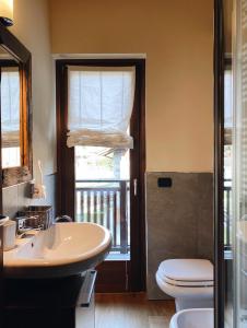 Koupelna v ubytování Chalet Nocciolini