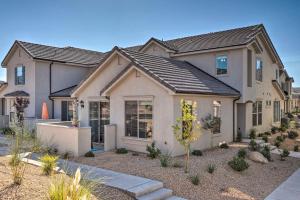 Bygningen som feriehuset ligger i