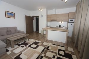 A kitchen or kitchenette at Ádám Guesthouse I.