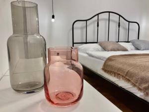 Posteľ alebo postele v izbe v ubytovaní Duo 1 Debniki Apartment