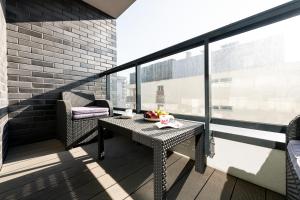 Posedenie v ubytovaní Szczesliwice Ochota P&O Serviced Apartments