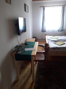 TV a/nebo společenská místnost v ubytování Penzion Na Střelnici