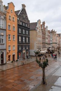 Výhľad na mesto Gdansk alebo výhľad na mesto priamo z apartmánu