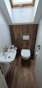 Koupelna v ubytování Apartmány Na Potoku