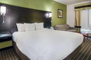 Postel nebo postele na pokoji v ubytování Clarion Inn & Suites Weatherford South