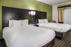 Postel nebo postele na pokoji v ubytování Clarion Inn & Suites Weatherford South