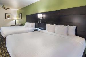 Postel nebo postele na pokoji v ubytování Clarion Inn & Suites Weatherford South