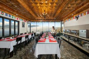 Restaurace v ubytování Sapa Valley view hotel
