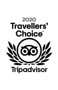 a logo for the travelers choice triadvisor at Namoa Pousada in Cabo de Santo Agostinho