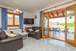 Χώρος καθιστικού στο Casa Hector