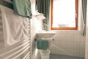 Koupelna v ubytování Landhotel Waldeck