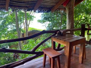 Uma varanda ou terraço em Viking Nature Resort