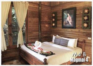 Cama ou camas em um quarto em Viking Nature Resort
