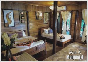 Cama ou camas em um quarto em Viking Nature Resort