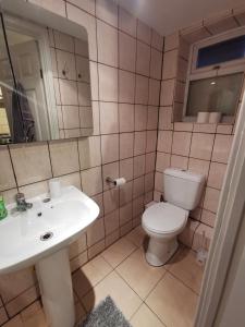 Palaz 1 - 2 Bedroom Garden Flat tesisinde bir banyo