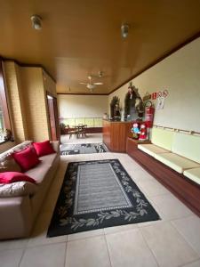 Ruang duduk di Hotel Fazendinha