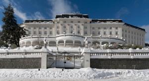 Hotel Radium Palace v zimě