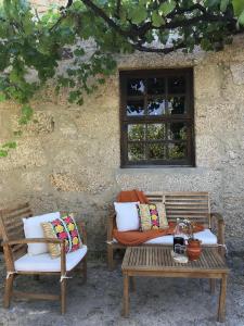 Uma rea de estar em Villa Silene