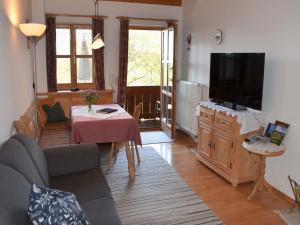 TV a/nebo společenská místnost v ubytování Ferienhof Schauer