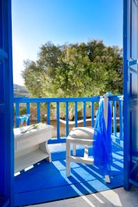 Uma varanda ou terraço em Erato Hotel Mykonos