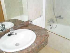 Koupelna v ubytování Hotel Tanit