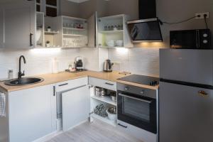 Dapur atau dapur kecil di ALFA apartment
