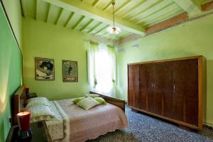 Posteľ alebo postele v izbe v ubytovaní Spacious Apartment with City View in Foiano della Chiana 125 m²