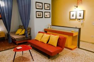 Posedenie v ubytovaní Spacious Apartment with City View in Foiano della Chiana 125 m²