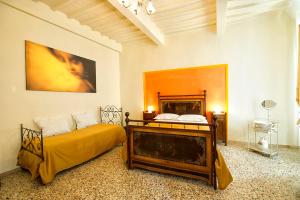 Posteľ alebo postele v izbe v ubytovaní Spacious Apartment with City View in Foiano della Chiana 125 m²