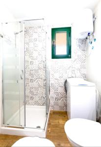 A bathroom at Studio with shared pool furnished terrace and wifi at Costa Teguise