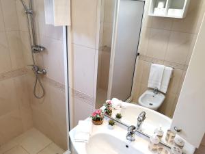 Salle de bains dans l'établissement 2 bedrooms house with wifi at Lombo Do Doutor