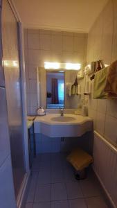 Koupelna v ubytování Landhaus Sonnrain