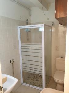 Koupelna v ubytování Appartement charmant au Lamentin avec terrasse et jardin, 46 m²