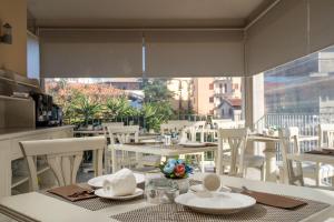 Uma varanda ou terraço em Hotel Colomba D'Oro