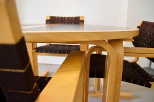 Ruang duduk di LILLEVANG APARTMENTs