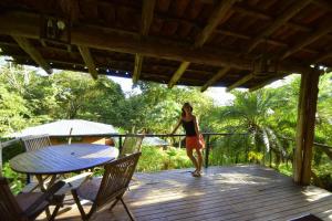 Rõdu või terrass majutusasutuses Villas Punta India