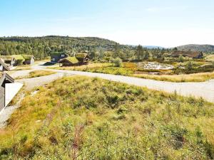 an aerial view of a road in a field at 8 person holiday home in SERAL in Hamkoll