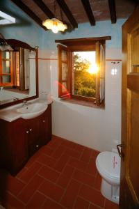 A bathroom at Agriturismo I Monti