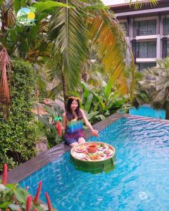 Bazén v ubytování Hula Hula Resort, Ao Nang nebo v jeho okolí