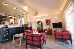 Telewizja i/lub zestaw kina domowego w obiekcie Villa Jazz by El-Pi Tours