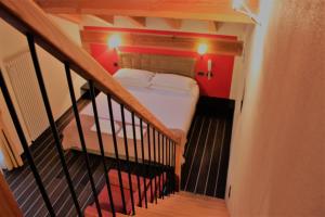 Posteľ alebo postele v izbe v ubytovaní Hotel Nordend
