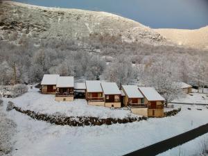 Chalets "les gentianes" v zimě