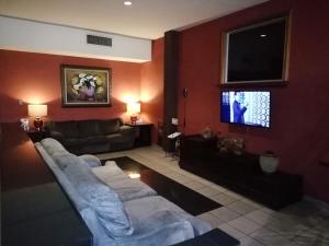 Sjónvarps- og/eða afþreyingartæki á Hotel Castilla