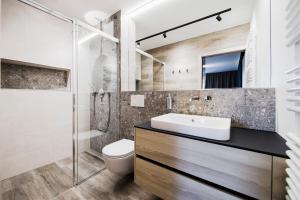 Kúpeľňa v ubytovaní RIDERS Suite