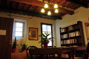Knihovna v bed and breakfast