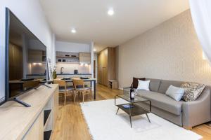 Гостиная зона в Apartman Lucid C207