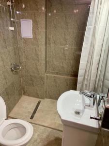 Koupelna v ubytování Hostel JAZ