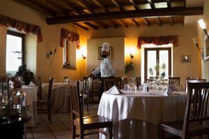 Restaurace v ubytování Hotel Alla Corte dei Bicchi